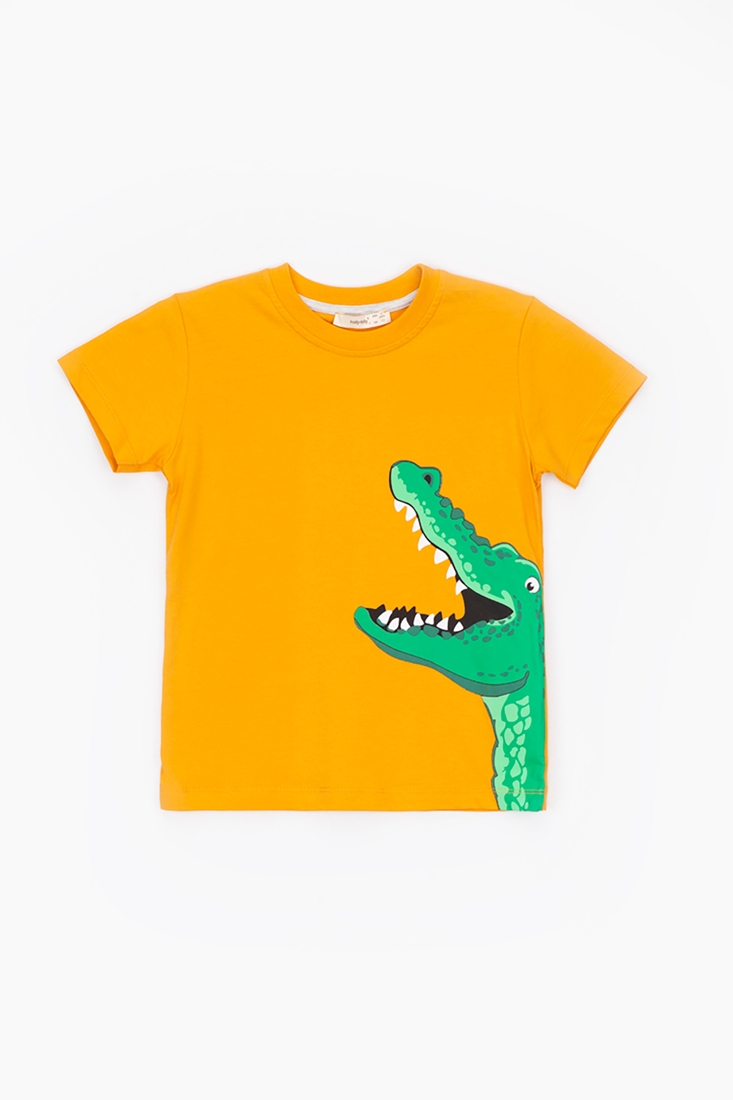 Фото Костюм для хлопчика Breeze 1020 футболка + капрі 122 см Жовтий (2000989621379S)