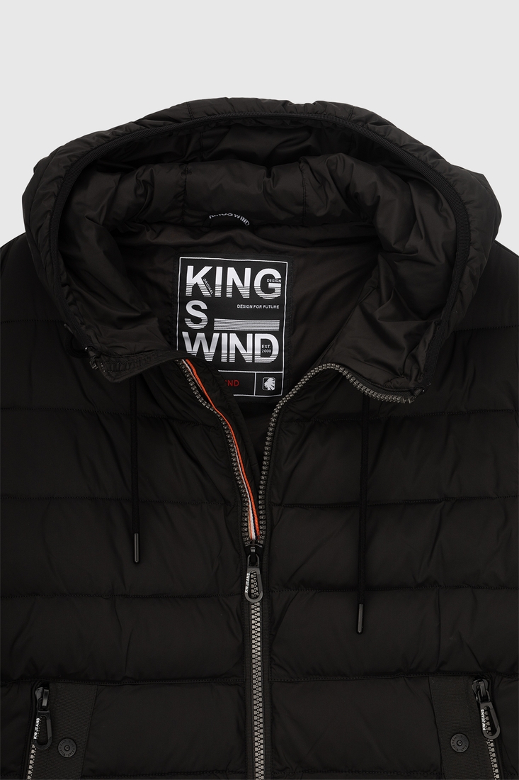 Фото Куртка зимняя мужская Kings Wind 3502-1 54 Черный (2000989797326W)