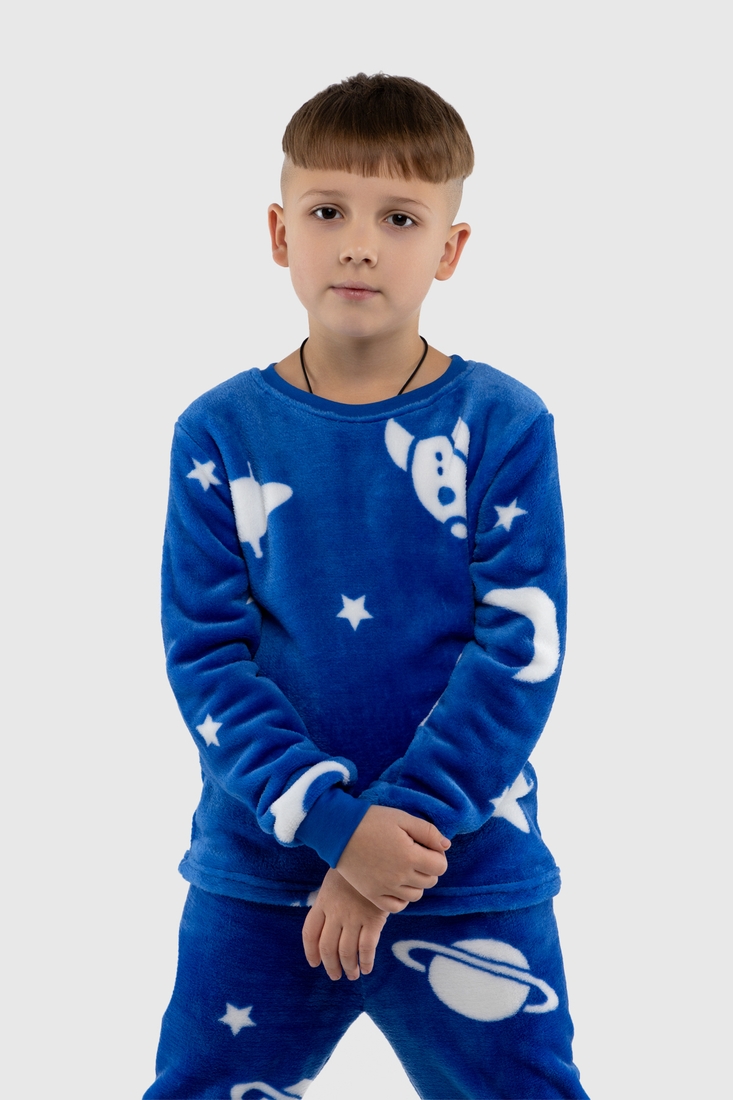 Фото Піжама для хлопчика Фламінго 855-910 134-140 см Синій (2000990225504A)