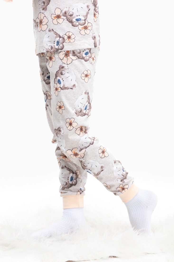 Фото Пижамные штаны для девочки Kilic DK-23 8-9 лет Бежевый (2000989739777S)