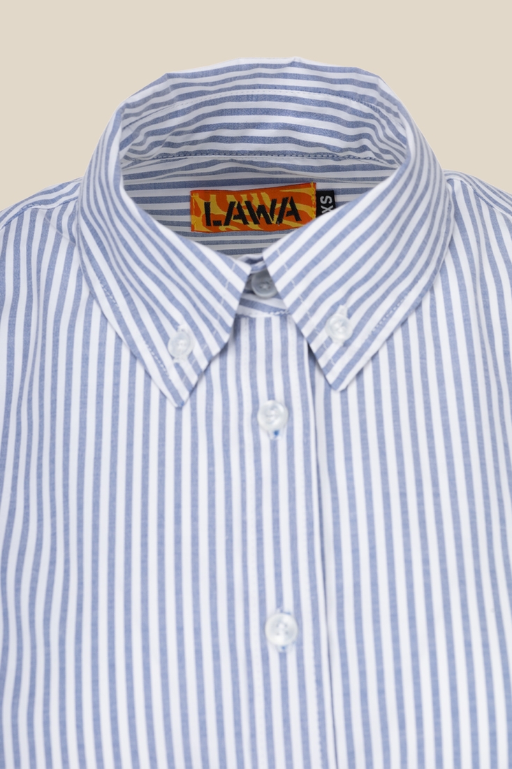 Фото Рубашка с узором женская LAWA WTC02362 XL Голубой (2000990504364D)(LW)