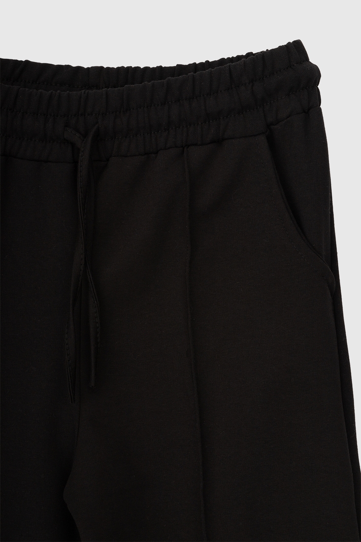 Фото Спортивні штани однотонні для дівчики Atabey 10355.3 164 см Чорний (2000990156600D)
