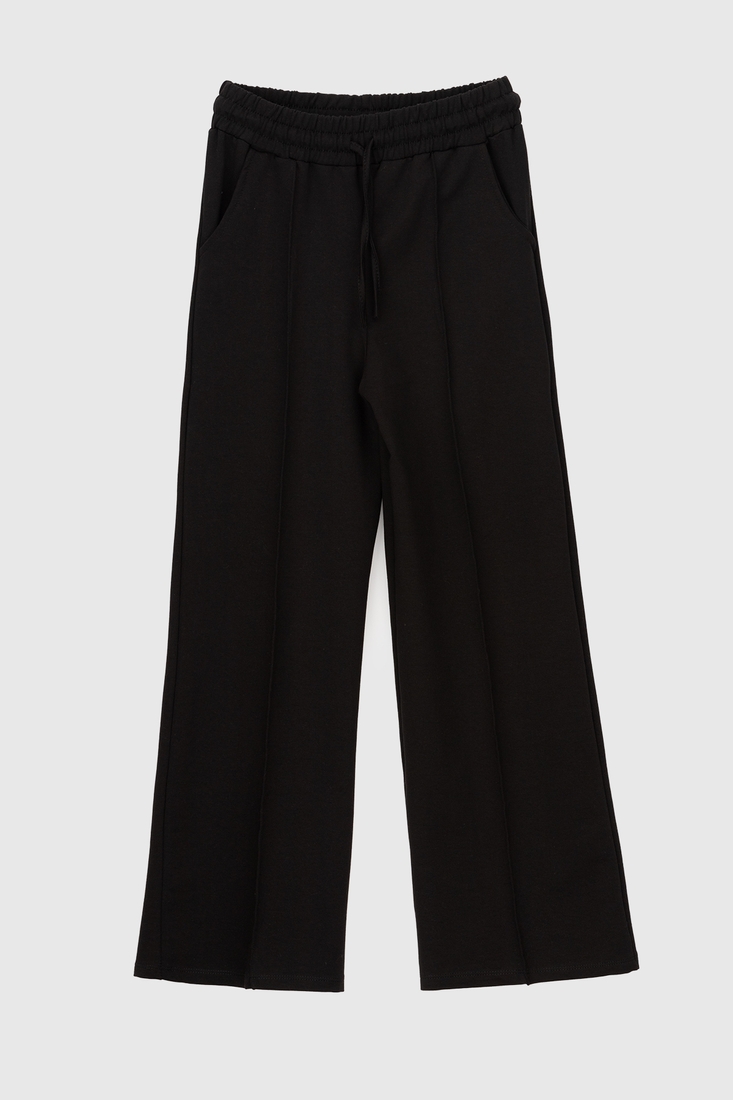 Фото Спортивні штани однотонні для дівчики Atabey 10355.3 164 см Чорний (2000990156600D)