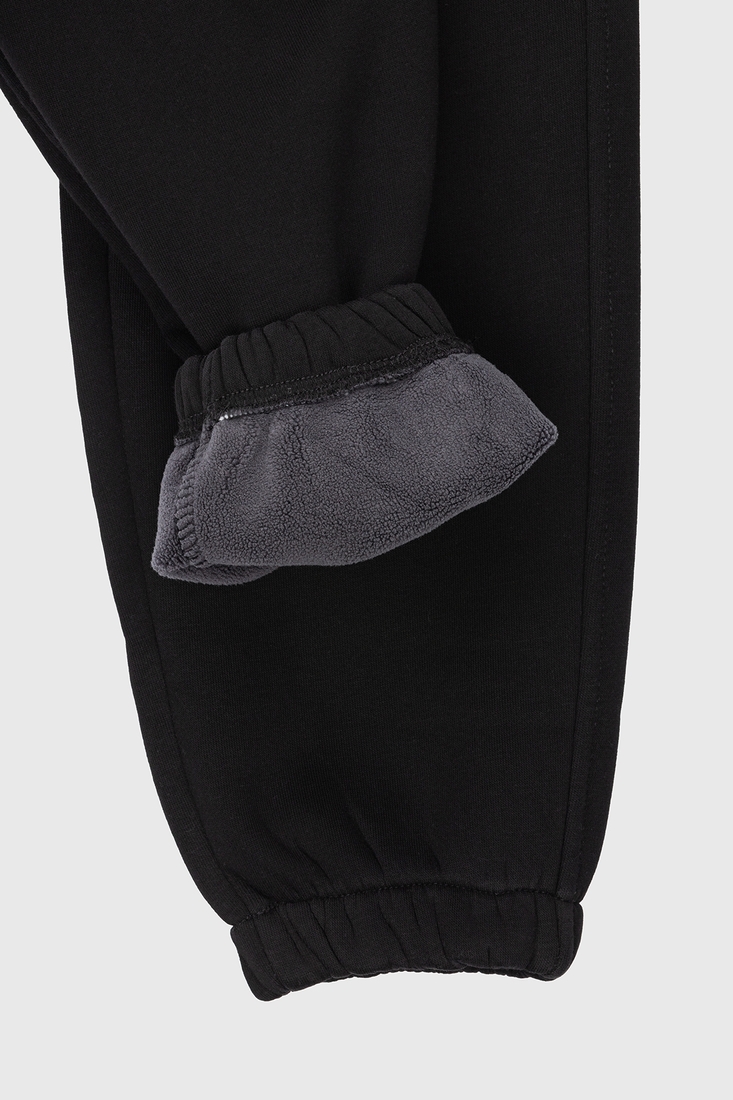 Фото Спортині штани з принтом Yekipeer 9803 140 см Чорний (2000990066428W)