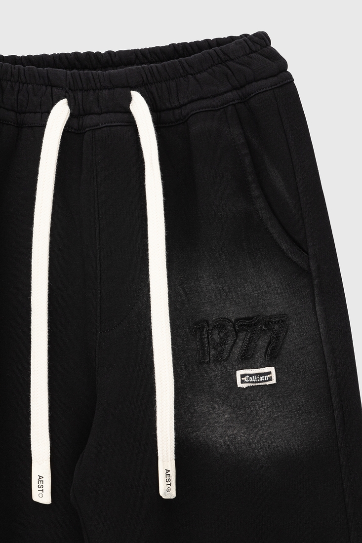 Фото Спортивные штаны с принтом Yekipeer 9803 140 см Черный (2000990066428W)