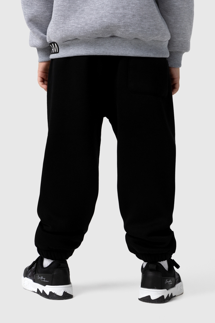 Фото Спортивные штаны с принтом Yekipeer 9803 140 см Черный (2000990066428W)