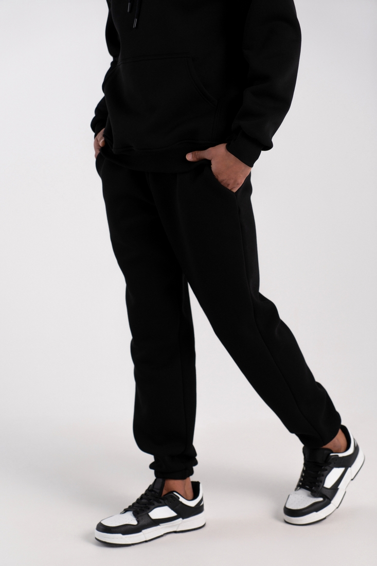Фото Спортивні штани чоловічі LAWA MBC02307 S Чорний (2000990345974W)(LW)