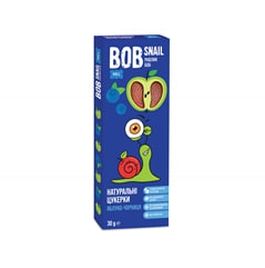 Bob Snail цукерки яблучно-чорничні 30г 0066 П (4820206080066)