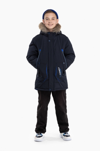 Фото Куртка для мальчика XW340 152 см Темно-синий (2000989604853W)