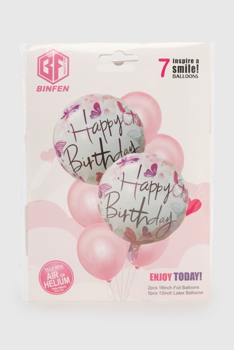 Фото Набір повітряних кульок Happy Birthday BINFENQIQIU BF5726 Різнокольоровий (2000990384942)