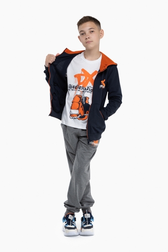 Фото Спортивный костюм (кофта,реглан,штаны) для мальчика 8896 176 см Синий (200098989896302D)