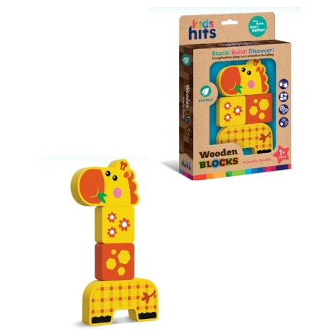Фото Іграшка дерев'яна "Жирафа" Kids hits KH20/003 4 деталі (2000990067197)