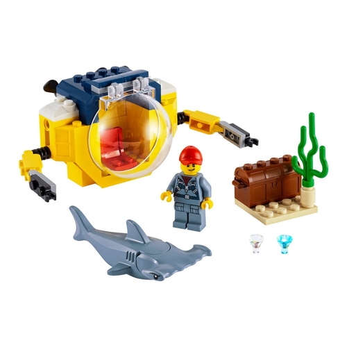 Фото Конструктор LEGO City Океан Міні-субмарина (60263)