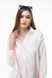 Блуза однотонная женская Firesh 8016 2XL Белый (2000989712404D) Фото 2 из 10