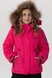 Комбінезон для дівчаток (куртка+штани на шлейках) зима 1506 116 Малиновий (2000989628101W) Фото 3 з 33