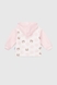 Костюм (боді+кофта+штани) для дівчинки Mini Papi 0396 68 см Рожевий (2000990483447D) Фото 7 з 18