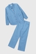 Костюм для дівчинки(рубашка+штани) DMB 0187-0268 164 см Блакитний (2000990266125D) Фото 14 з 26