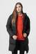 Куртка зимова жіноча M23315 2XL Чорний (2000990090232W) Фото 3 з 19