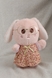 Мягкая игрушка зайчик в платье C21703 Розовый (2000989445975) Фото 1 из 2