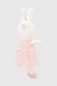 М'яка іграшка Зайчик у сукні JINGRONGWANJU JR62176 Рожевий (2000990385956) Фото 3 з 3