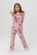Піжама для дівчинки Siyahinci K23046 14-15 років Рожевий (2000990076281A) Фото 1 з 21