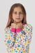 Пижама с манжетом Цветочек Т21/1-И122-128 Разноцветный (4820000272551A) Фото 3 из 20