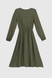Сукня однотонна жіноча 757 S Хакі (2000990024404D) Фото 10 з 14