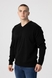 Пуловер однотонный мужской Akin Trico 1127 6XL Черный (2000990009890D) Фото 1 из 10