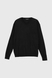 Пуловер однотонний чоловічий Akin Trico 1127 6XL Чорний (2000990009890D) Фото 6 з 10