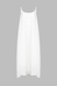 Сарафан однотонний жіночий 2424 One Size Білий (2000990509659S) Фото 8 з 10