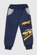 Спортивные штаны манжет с принтом Baby Show 18117 110 см Синий (2000990128058W) Фото 1 из 6