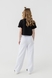 Спортивные штаны однотонные прямые для девочки Тими 41130 164 см Белый (2000990540812D) Фото 5 из 11
