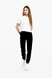 Спортивні штани жіночі 24-1410 XL Чорний (2000989885504D) Фото 4 з 11