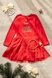 Платье с принтом для девочки Baby Show 23975 104 см Красный (2000990128744W)(NY)(SN) Фото 1 из 9