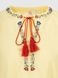 Вишиванка сорочка з принтом жіноча Park karon 23063 L Жовтий (2000990485540A) Фото 8 з 11