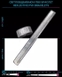 Светоотражатели браслеты с бархатной подкладкой Slap LM-0016-whitenologo 3х34 см Белый (2000989356080) Фото 1 из 2