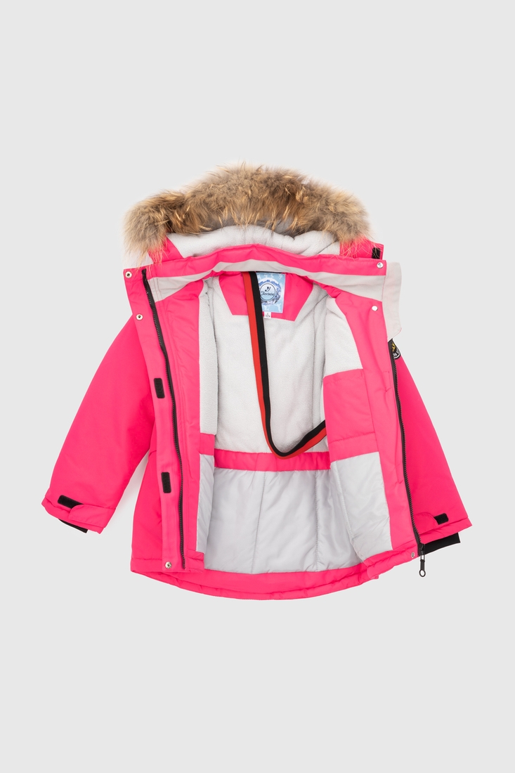 Фото Комбінезон для дівчаток (куртка+штани на шлейках) зима 1506 92 Малиновий (2000989628057W)