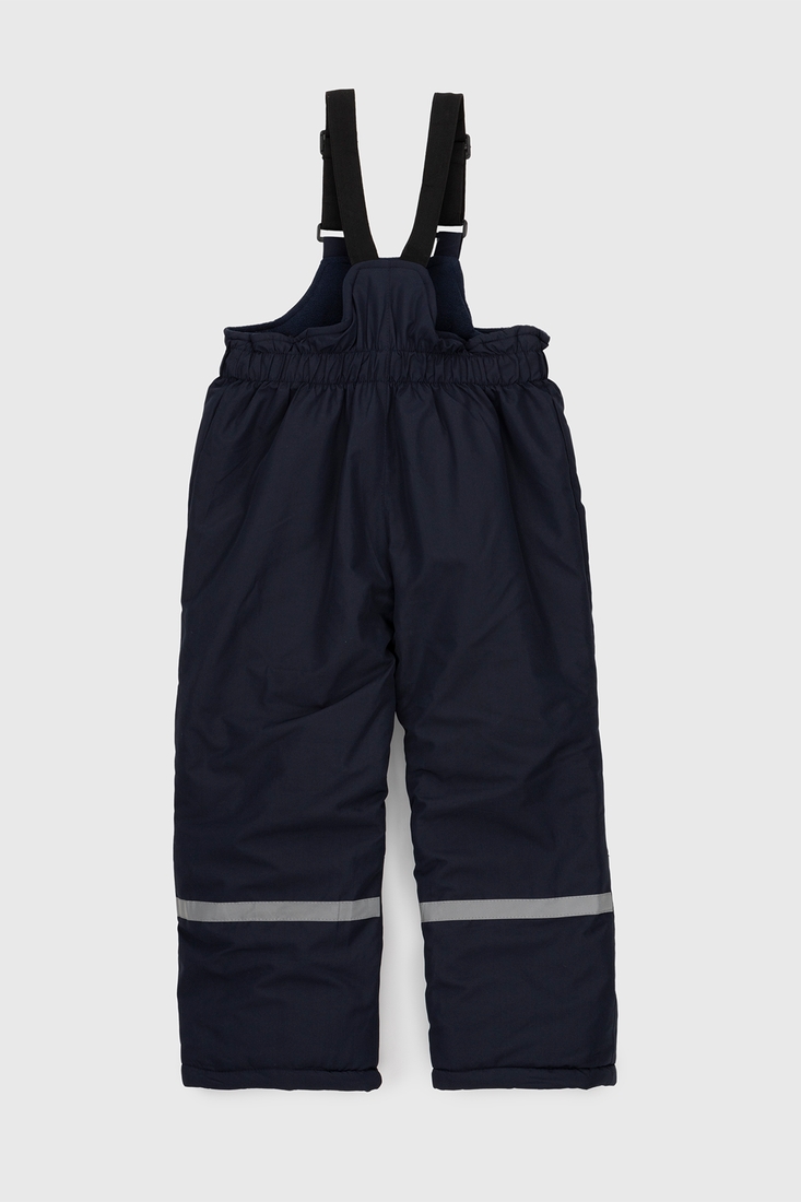 Фото Комбинезон для мальчика L-2385 куртка+штаны на шлейках 128 см Темно-синий (2000989996026W)