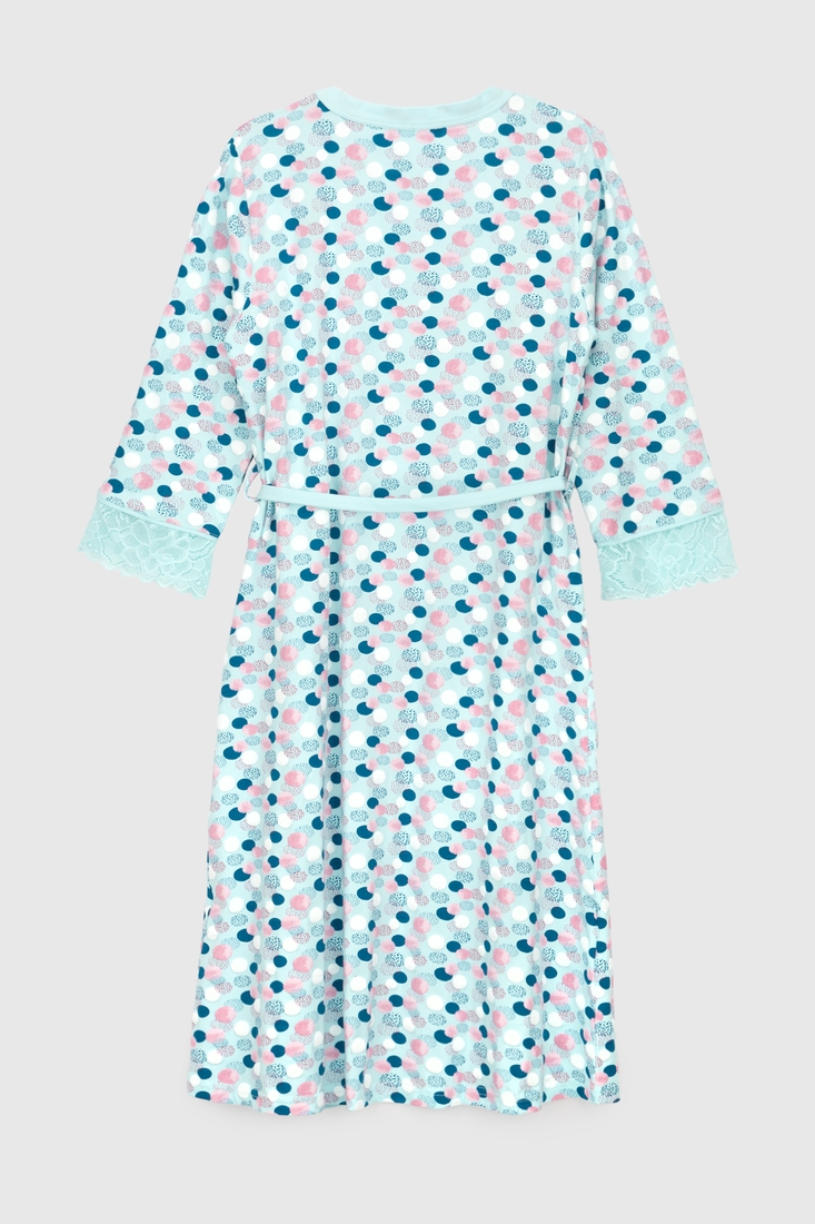 Фото Комплект для кормящих женский халат+рубашка Nicoletta 7398 XL Синий (2000990160737А)