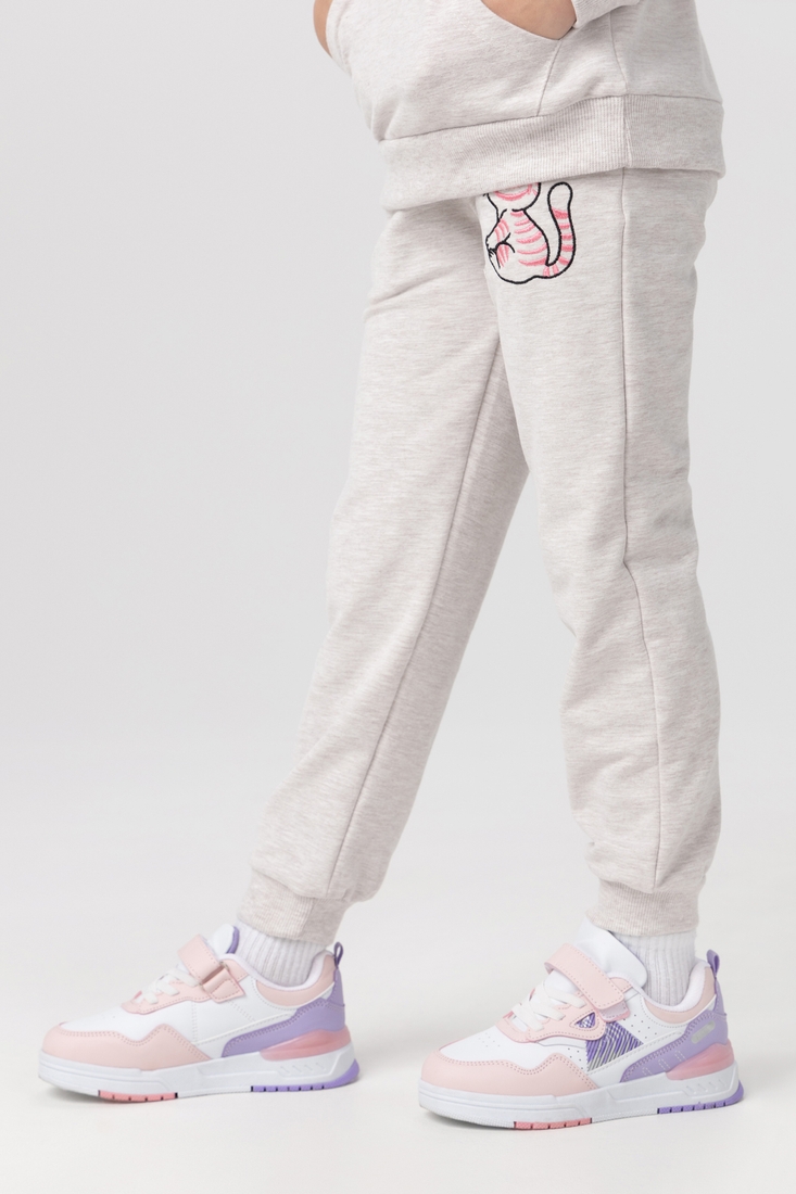 Фото Костюм для дівчинки (світшот+штани) Breeze 1560 116 см Бежевий (2000990144829D)