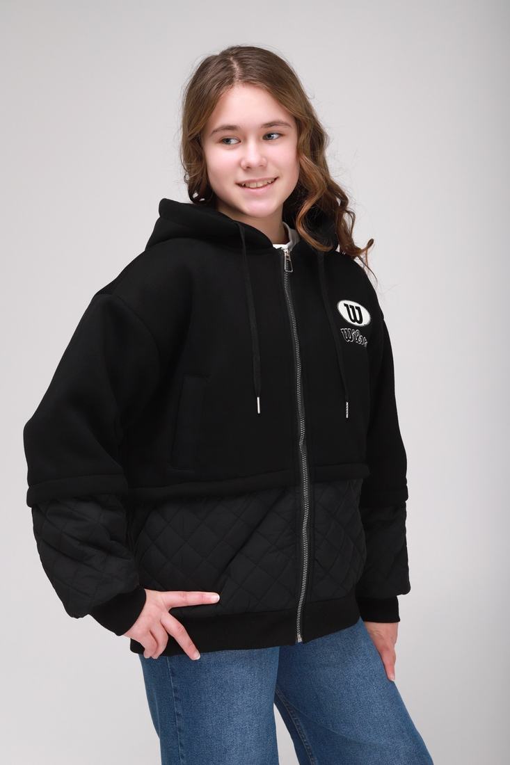 Фото Куртка для девочки XZKAMI 2263 140 см Черный (2000989456810D)