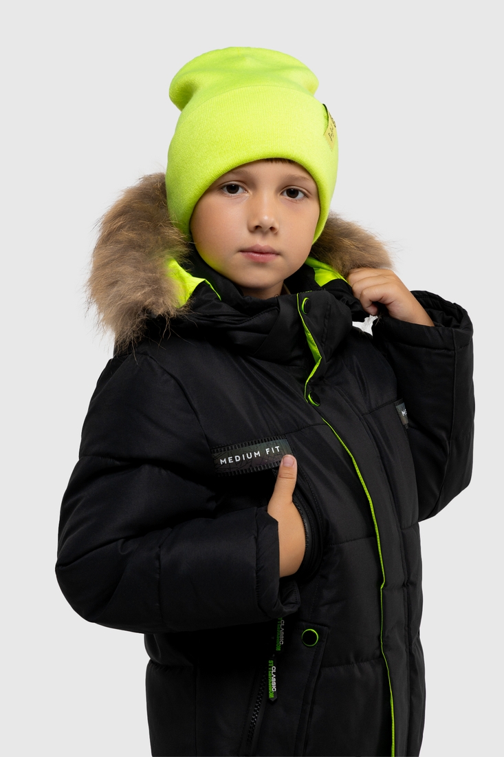 Фото Куртка для хлопчика CQS307 134 см Чорний (2000989603955W)