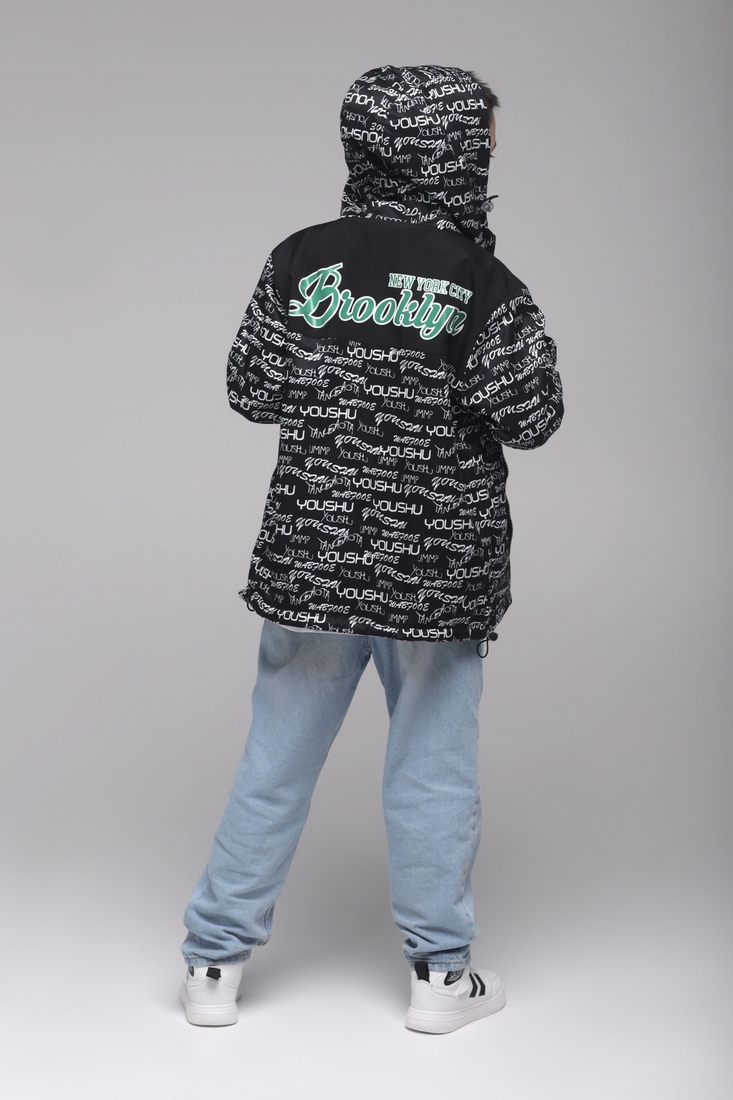 Фото Куртка для хлопчика двостороння A033 146 см Чорний (2000989397496D)