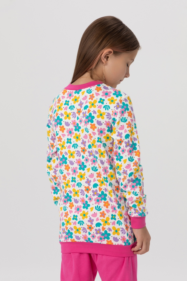Фото Пижама с манжетом Цветочек Т21/1-И122-128 Разноцветный (4820000272551A)
