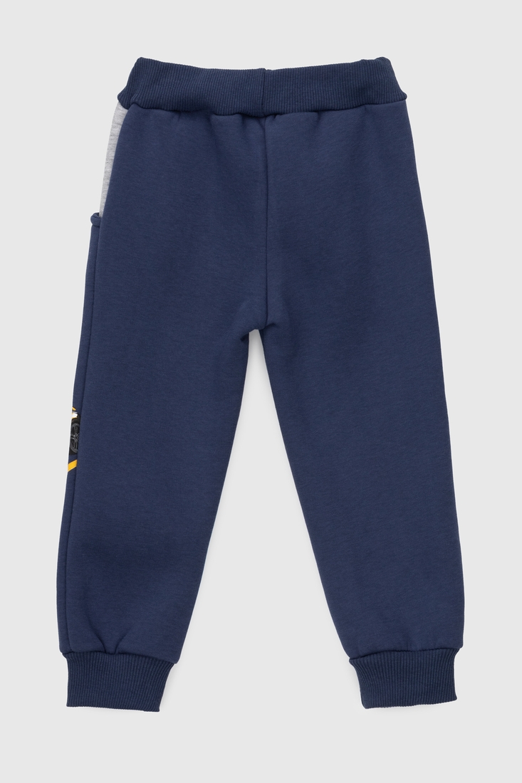 Фото Спортивні штани манжет з принтом Baby Show 18117 110 см Синій (2000990128058W)