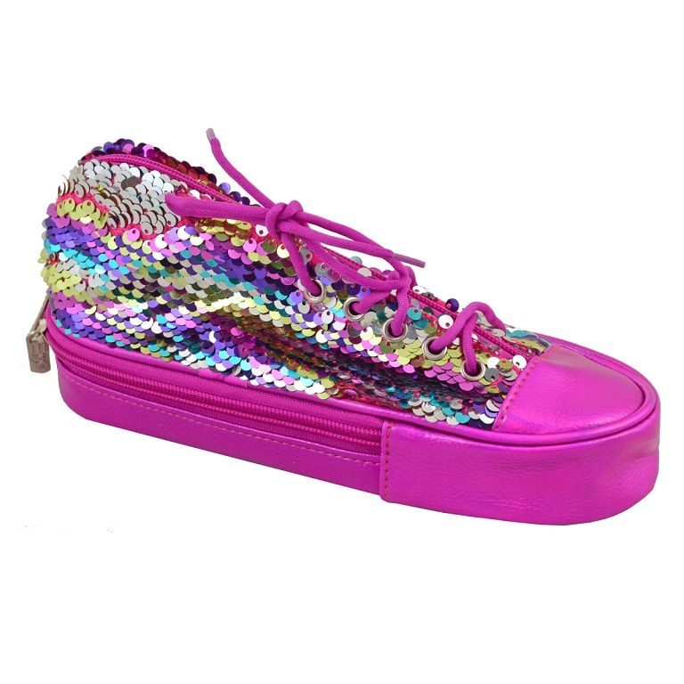 Фото Пенал мягкий "Yes" / 532722 / TP-24 '' Sneakers with sequins '' rainbow (5056137159499)