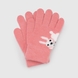 Перчатки для девочки 1525M 4-6 лет Розовый (2000990141897D) Фото 5 из 7