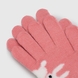 Перчатки для девочки 1525M 4-6 лет Розовый (2000990141897D) Фото 7 из 7