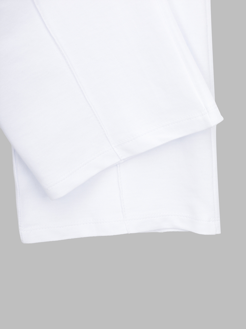 Фото Спортивні штани однотонні прямі для дівчинки Тімі 41130 164 см Білий (2000990540812D)