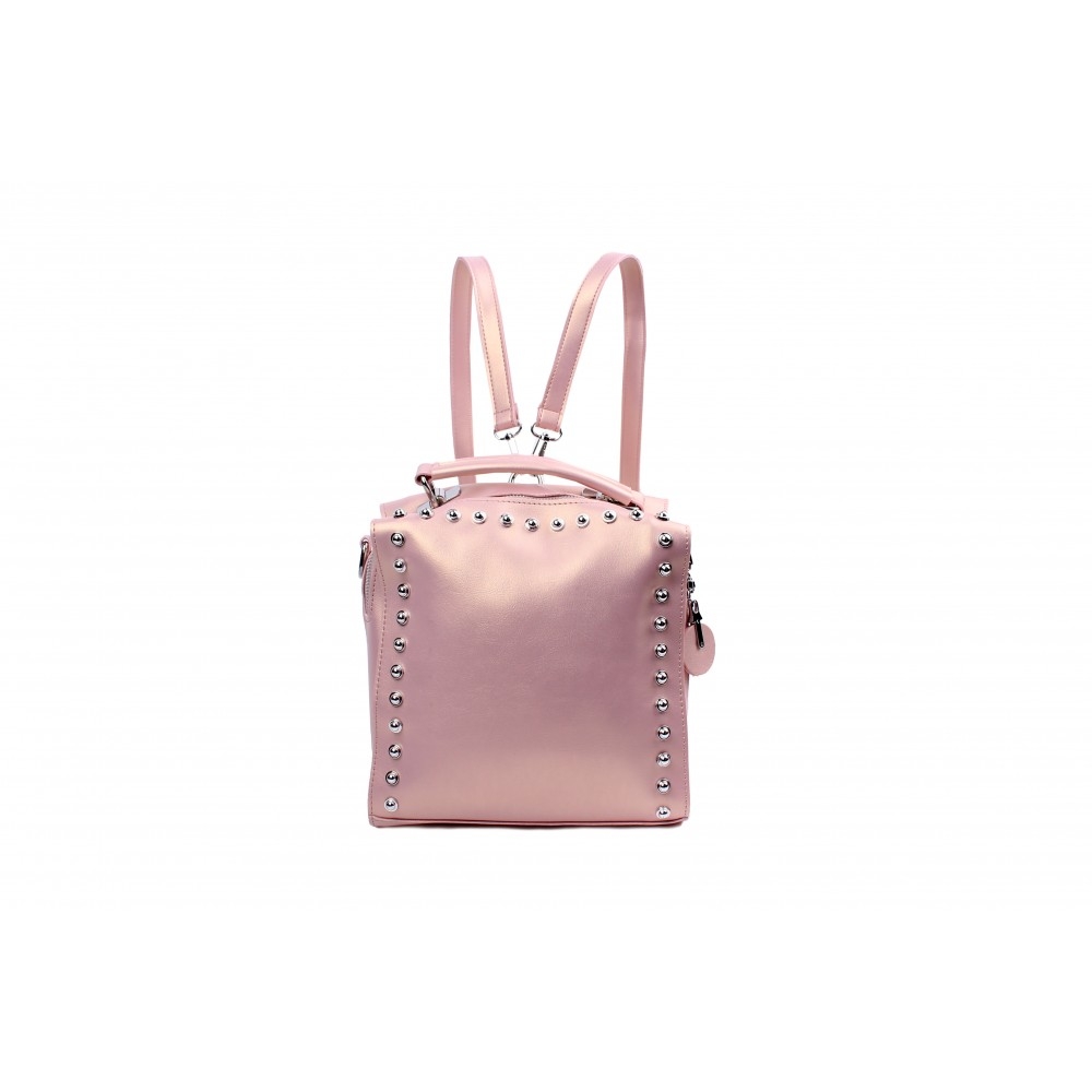 Фото Сумка-рюкзак женская 8680B Pink 23*22*13 см (2000903850182A)